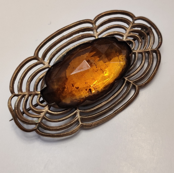 Antique Cairngorm Brooch - Picture 7 of 12